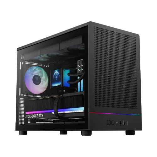 Case GAMDIAS ATHENA M4M Black | Micro-Tower | M-ATX | GAMDIAS